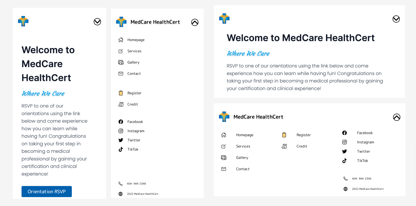 GitHub - AnthonyC233/Medcare-Remodel: A react-based, front-end, and ...
