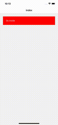 Custom options disrupt animation when navigating between same routes ...