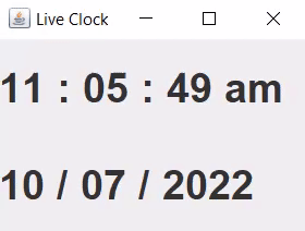 GitHub - drikonmyar/live-clock: Live clock that auto-refresh every ...