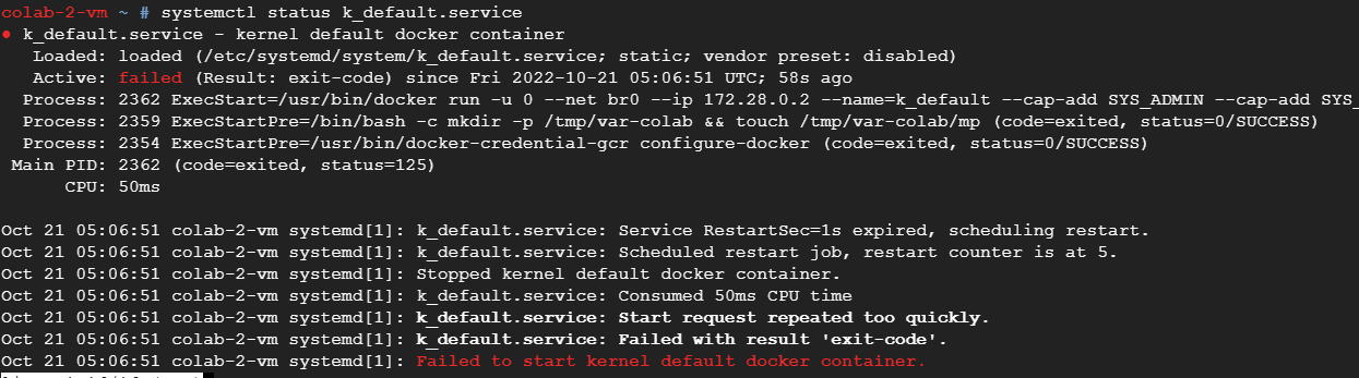 Can't connect Colab to a custom GCE VM after stopping and starting the ...