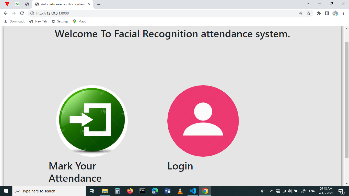 GitHub - Antoney20/Facial-recognition-attendance-system