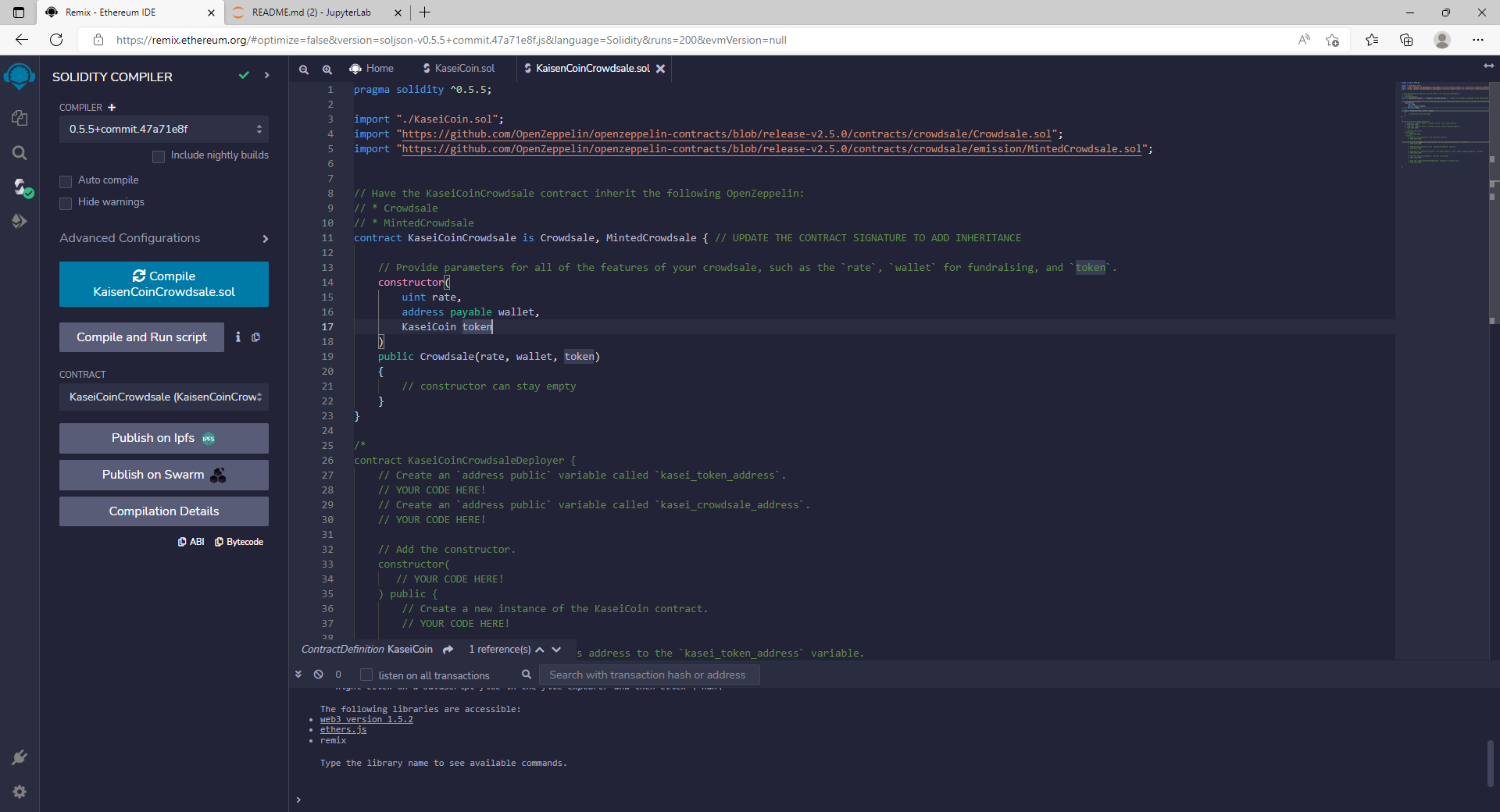GitHub - DrGHoward/Advanced-Solidity