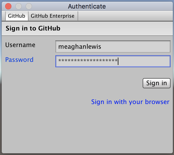 Hide token text when signing into GitHub Enterprise · Issue #994 ...