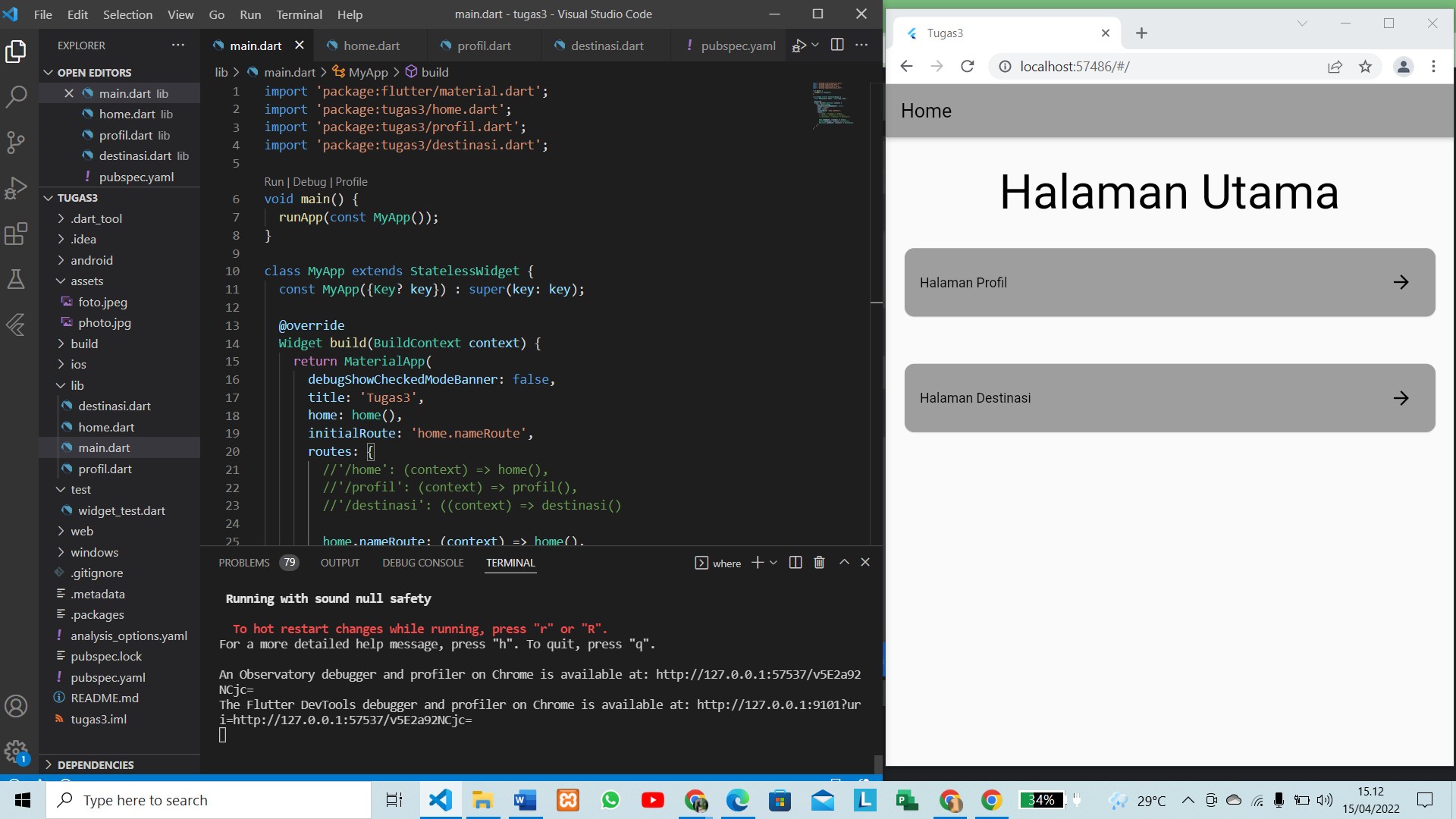 GitHub - Widiyawati19/tugas3