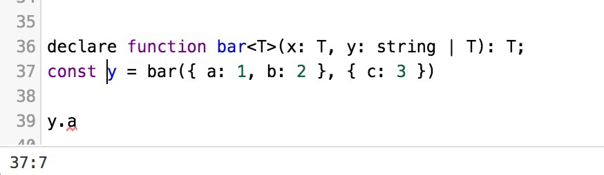 After v0.84 type-at-pos on flow-try doesn't work with object types ...