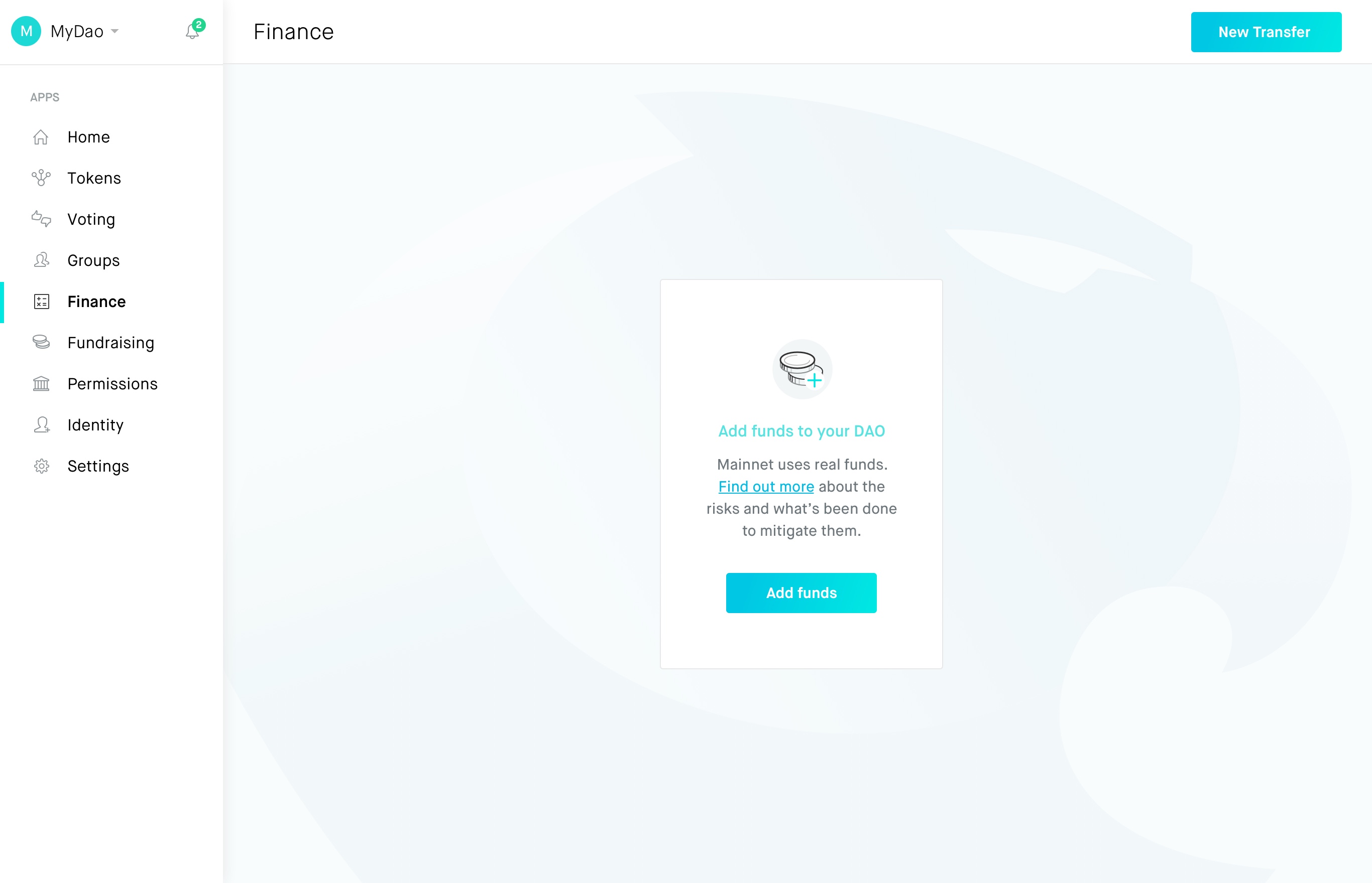 webapp-1366px - finance deposit mainnet warning 2x