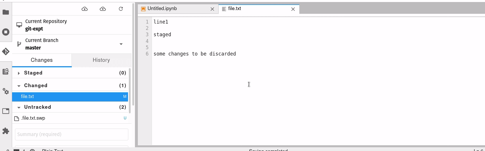 Discard changes should update open editors · Issue 668 · jupyterlab