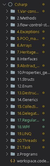 GitHub - Flavio-Ore/Learning_Csharp: The bare minimum necessary to know ...