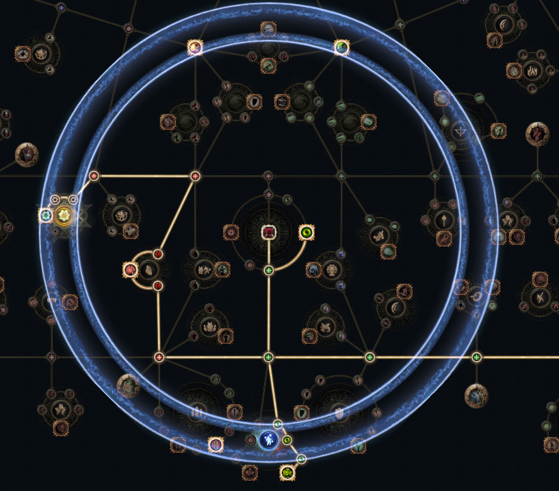 Thread of Hope issue can't refund passives near the Thread's radius