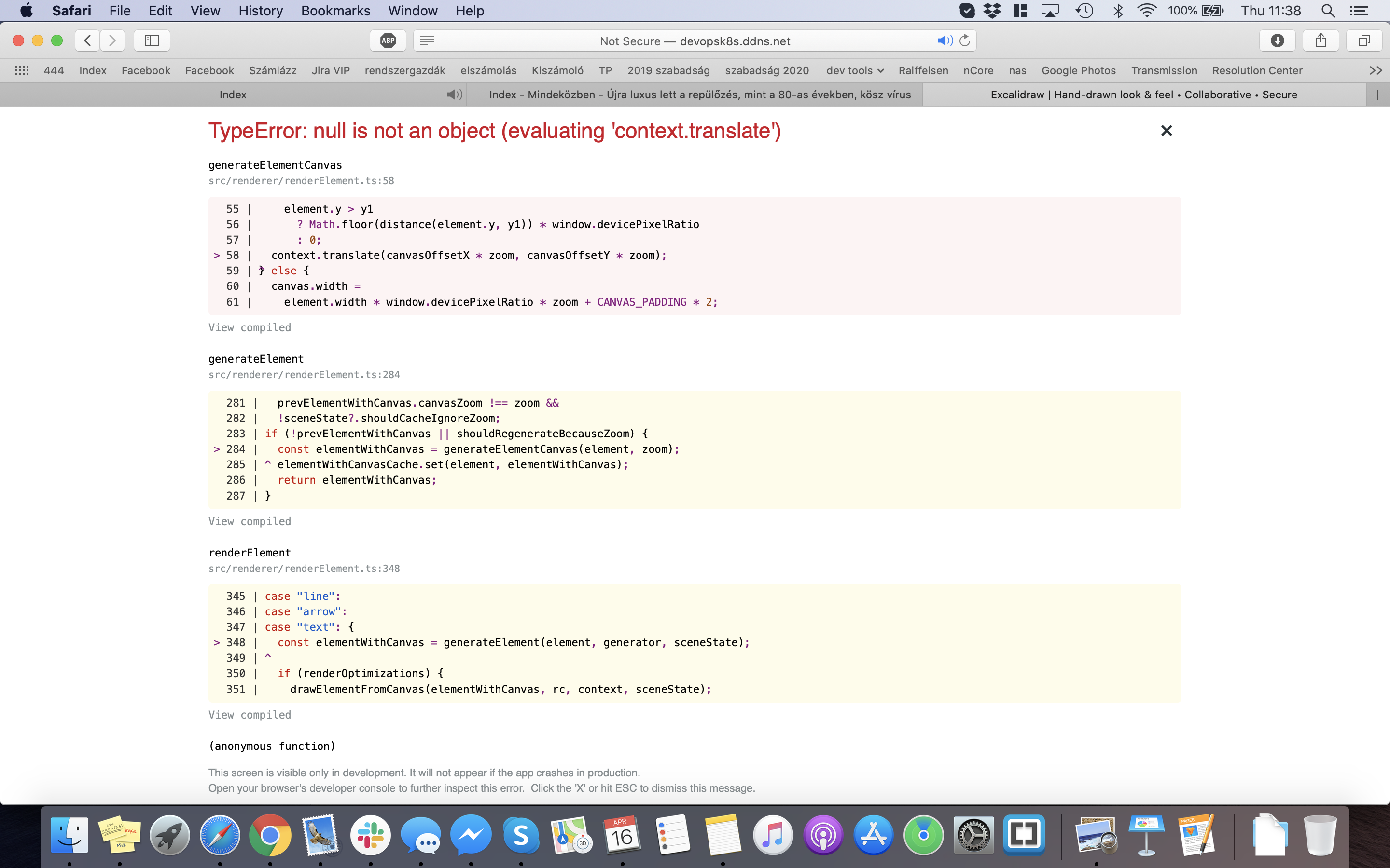Type error: null is not an object · Issue #1447 · excalidraw/excalidraw ...