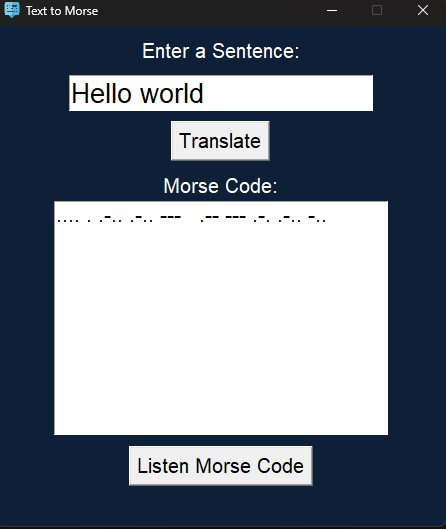 GitHub - Dhruvshukla17/Morse-code-translator: Morse Code Translator ...