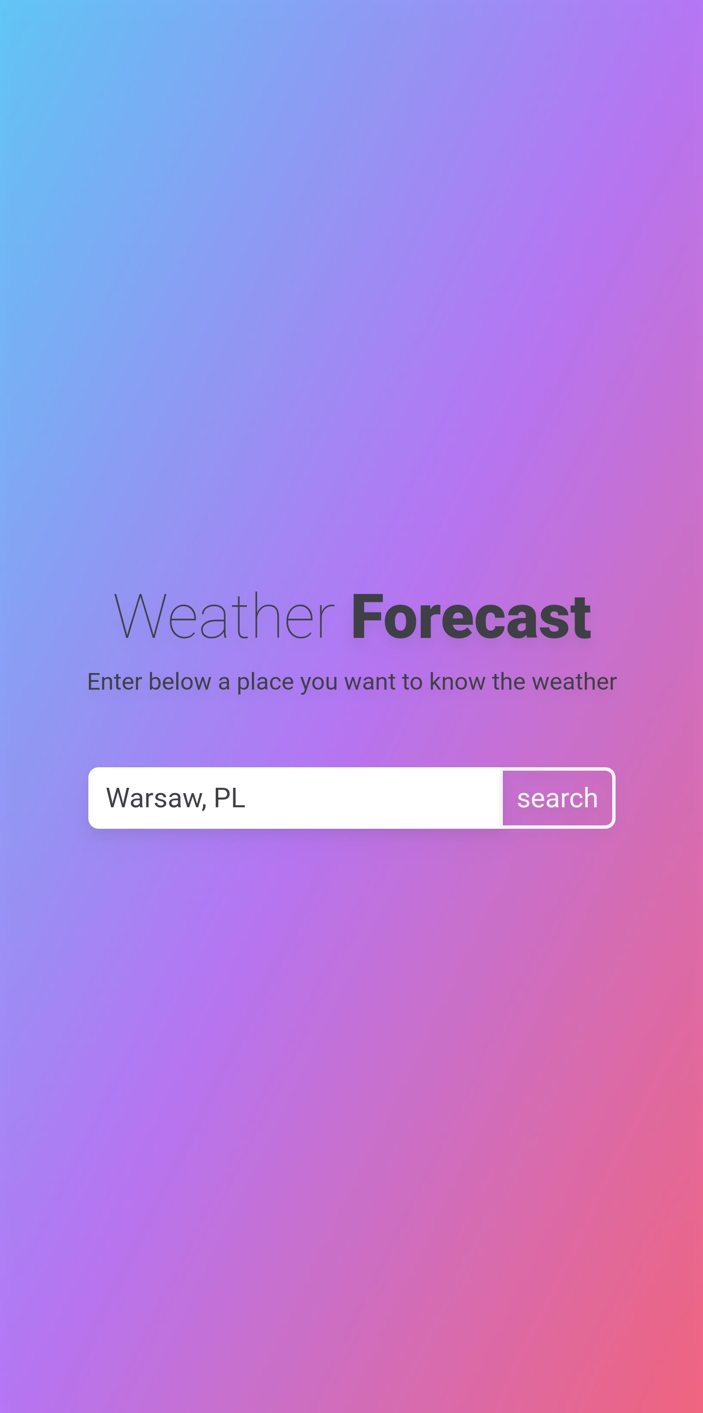 Github Meloondev Weather Forecast