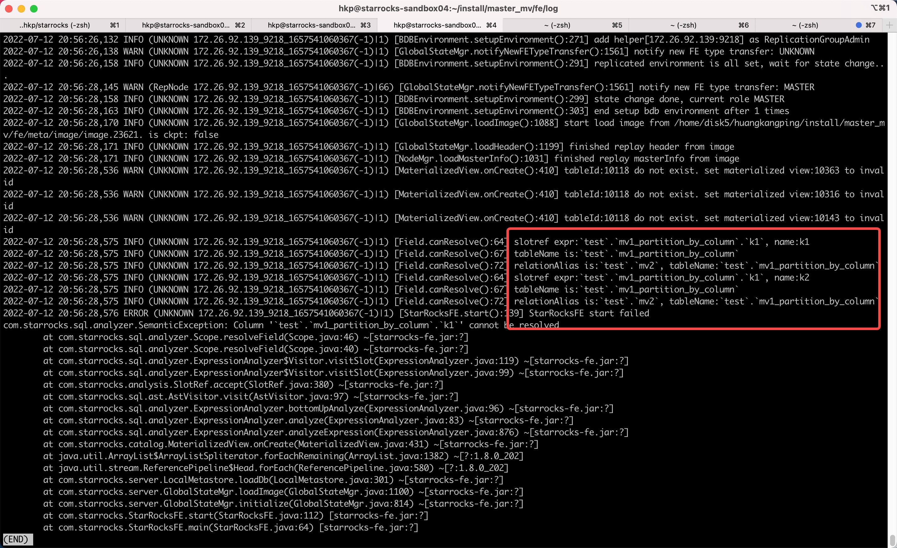 Fix the rename bug of materialized view which will make FE fail to ...
