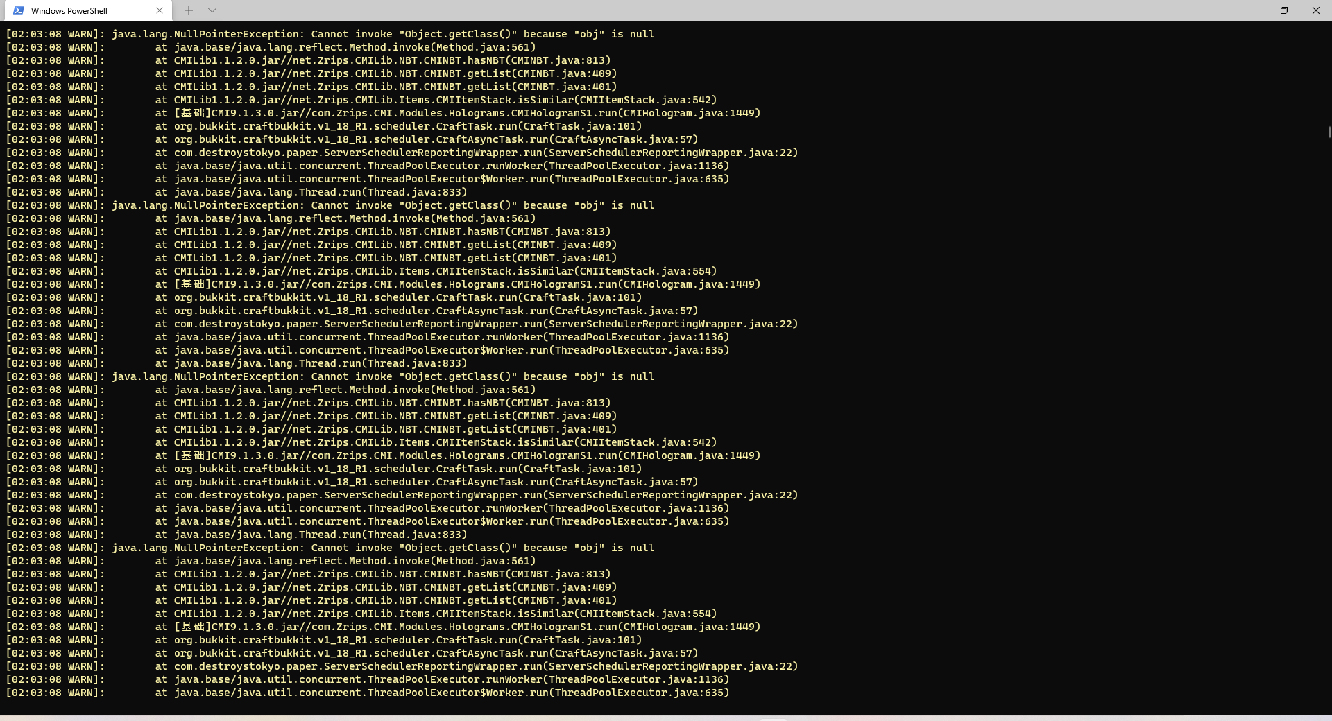 Hologram problem · Issue #6718 · Zrips/CMI · GitHub