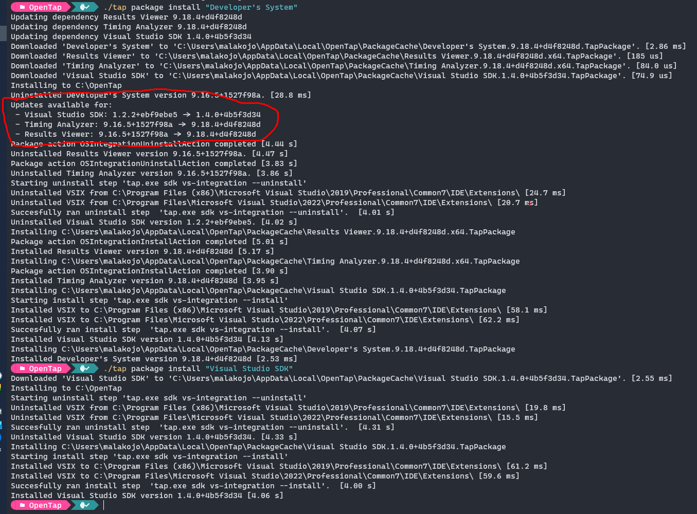 tap package install does not always show available updates · Issue #871 ...