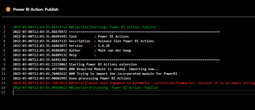 Error Publishing Reports Power BI Actions · Issue #379 · maikvandergaag ...