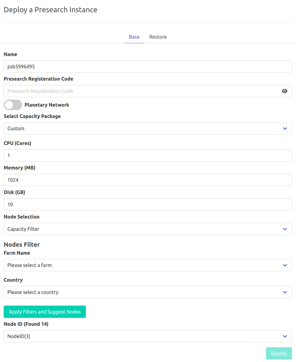 Weblets: Presearch Registration Code input validation · Issue #658 ...