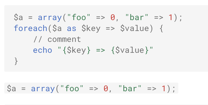 PHP variables are not colored · Issue #1140 · facelessuser/pymdown ...