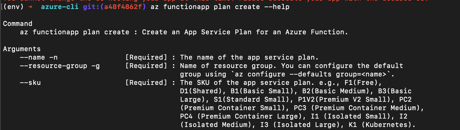 SKU options · Issue #21144 · Azure/azure-cli · GitHub