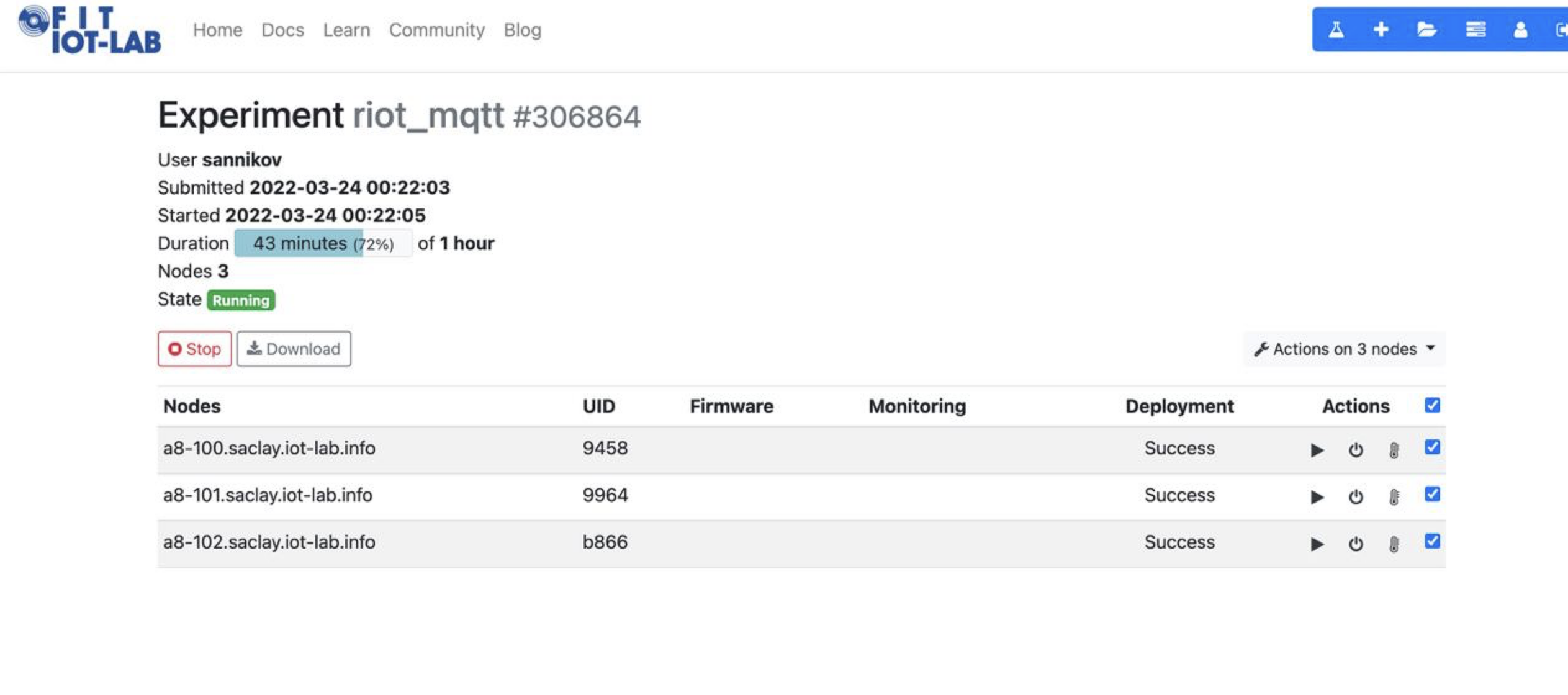 GitHub - snellyv/ioT-lab-experiments: Описание работы с iot-lab.