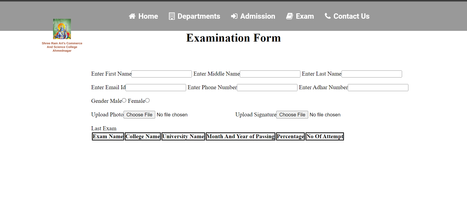 GitHub - sanket6640/College_Website-HTML_CSS: In this project I created ...