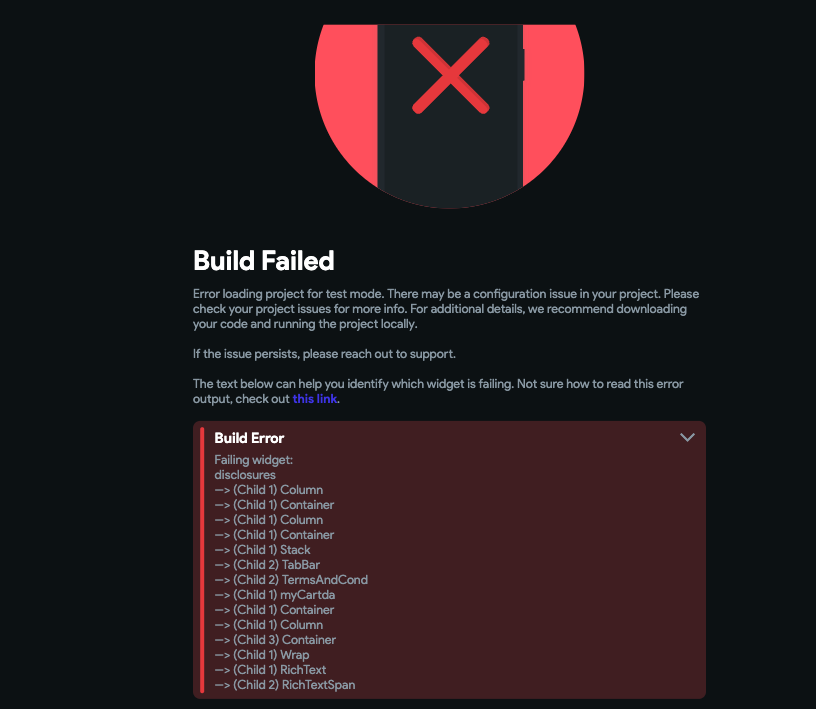 RichText Editor - Causing Test Mode Build Failure, and Can't Download ...