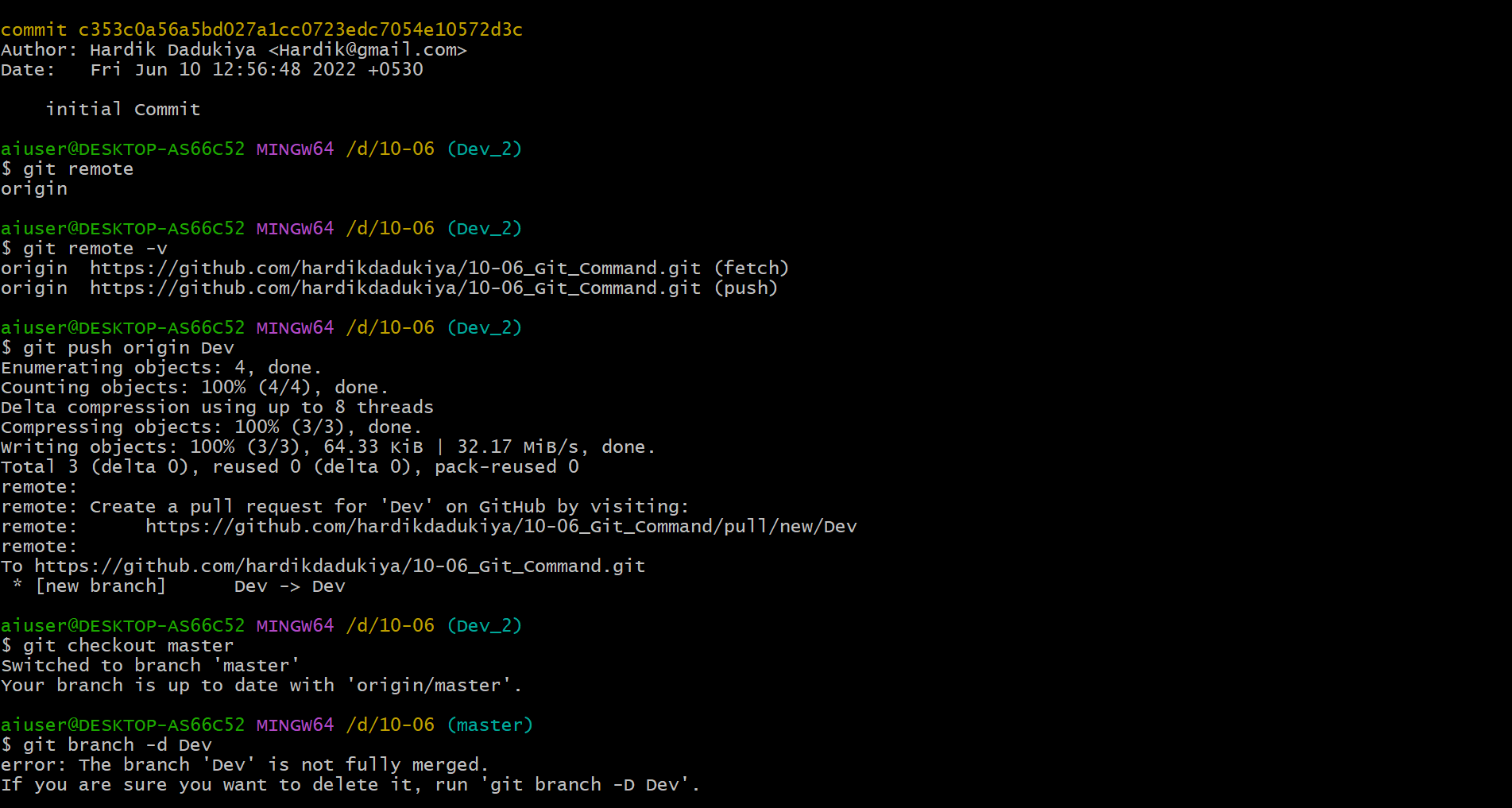 GitHub - hardikdadukiya/10-06_Git_Command: Learning git command