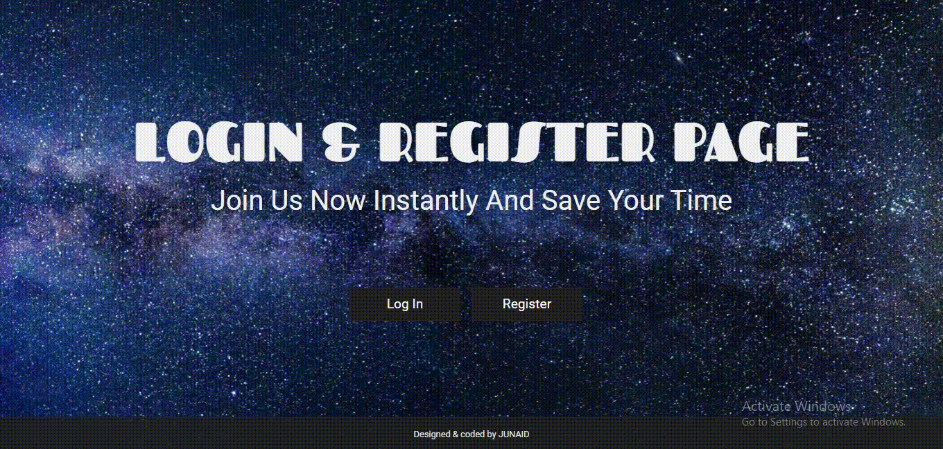 GitHub - m-junaid95/Login-Register-Page-with-React-Js: React app that ...