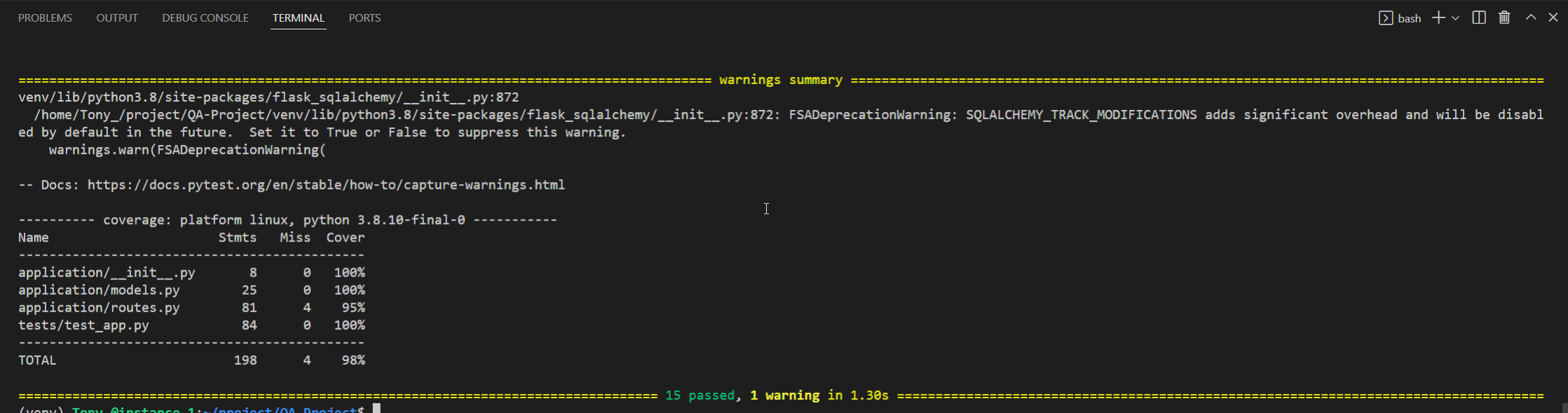 #53: code coverage for pytest - python friday Images... GitHub - Tony-Zherka/QA-Project