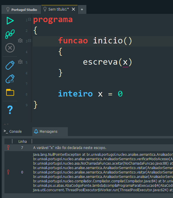Variáveis declaradas no final do código não são reconhecidas · Issue ...