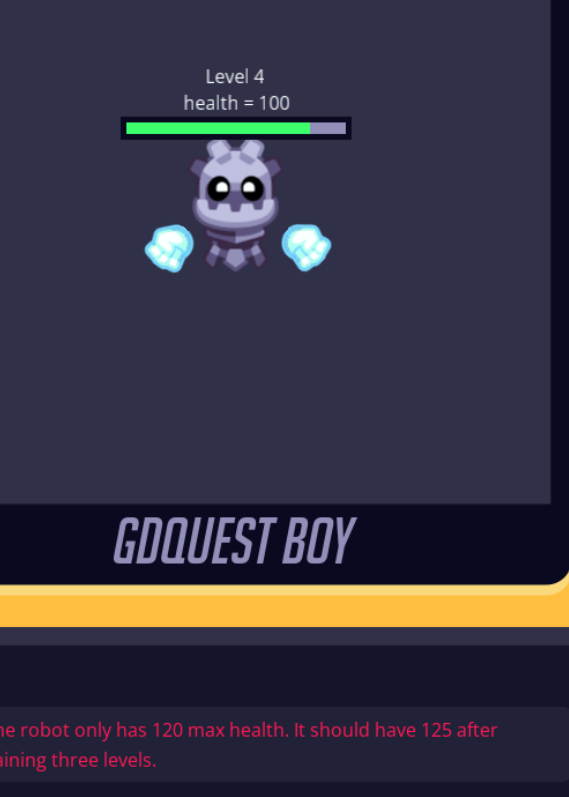 Lesson 15: Health does not update on the robot image · Issue #749 ...