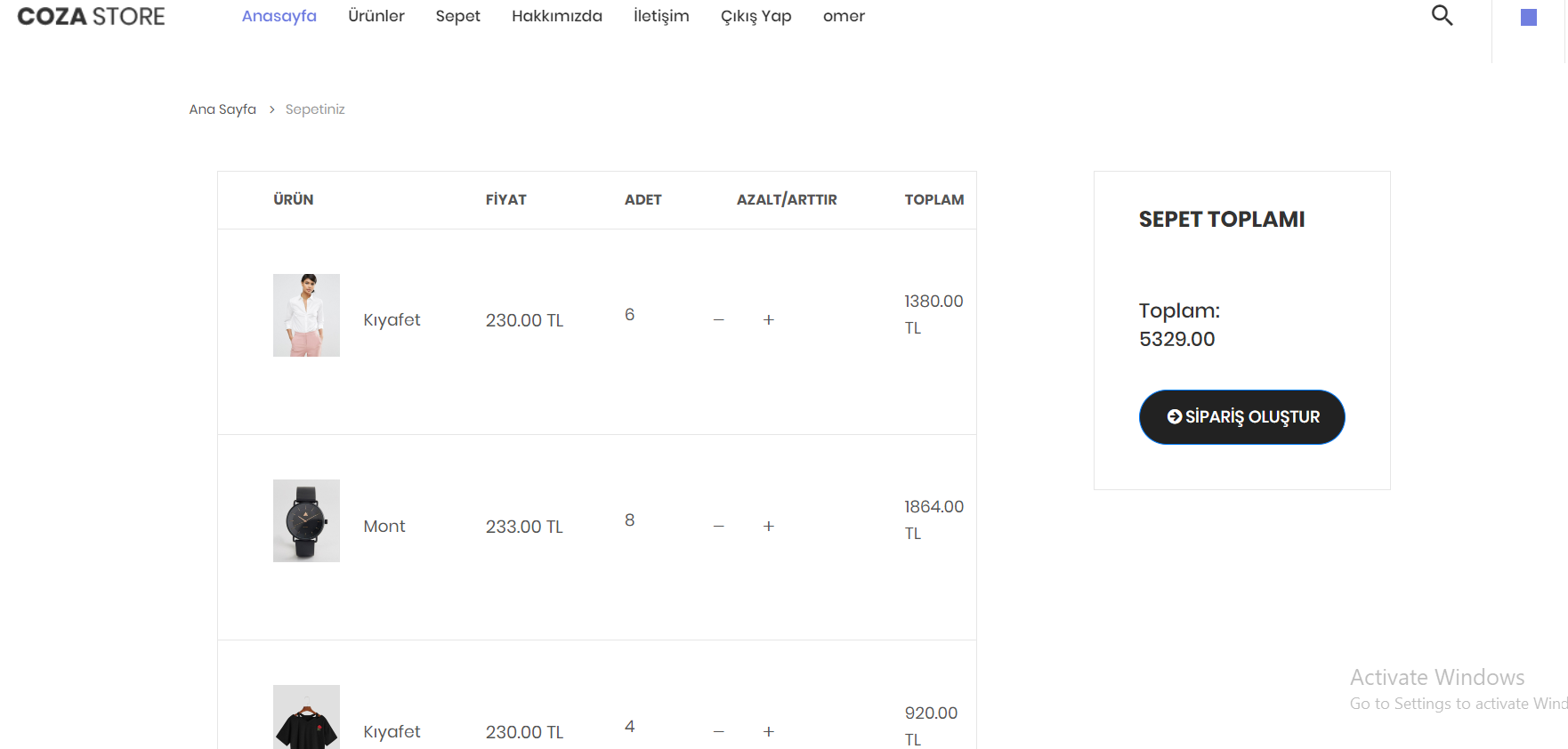 Github Ckmkomer E Commerce Website