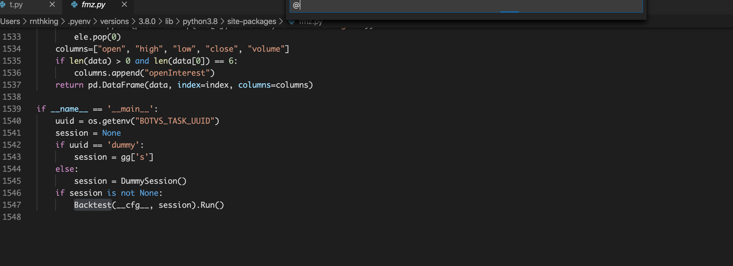 go to symbol in Editor loading slow [Python code] · Issue #5430 ...