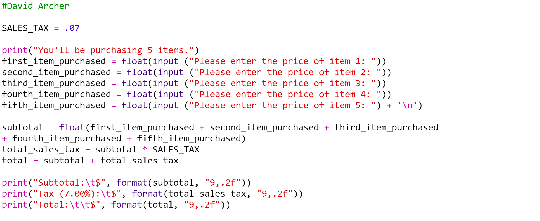 GitHub - 777Archer/totalPurchase