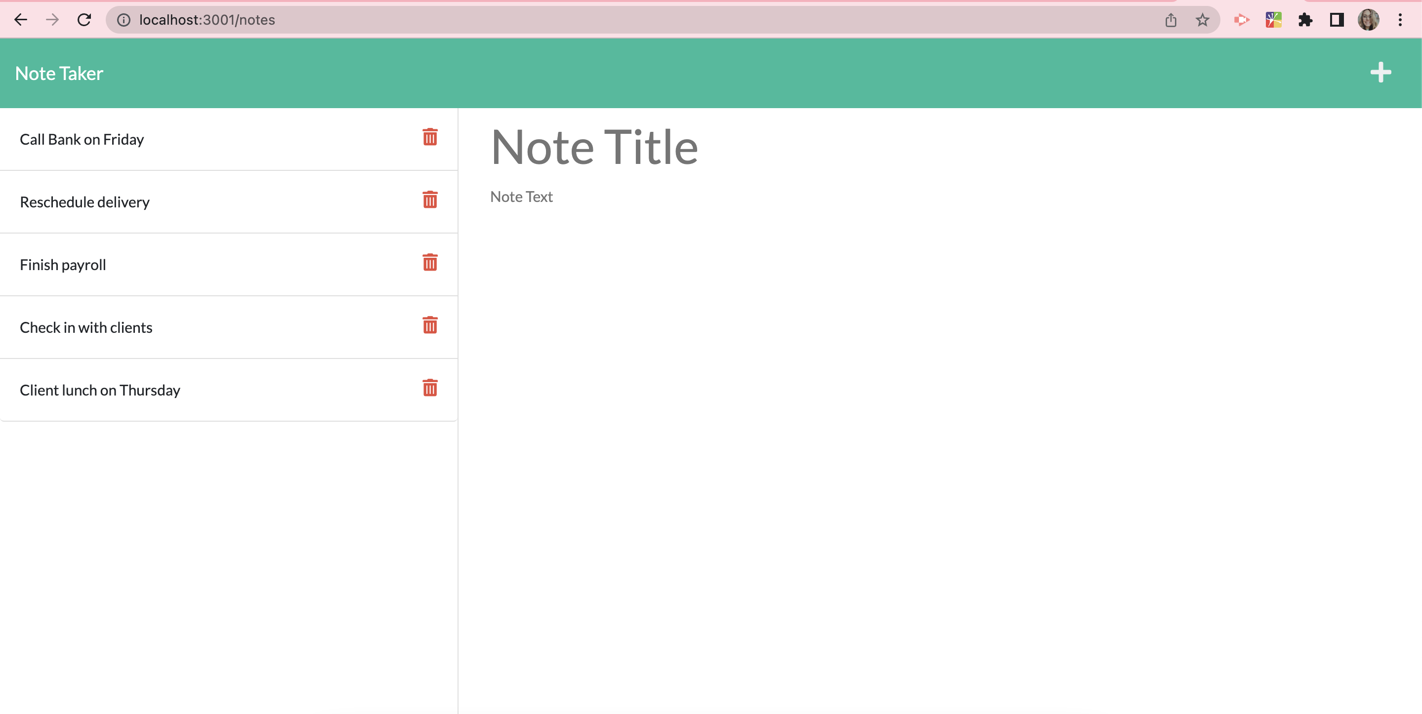 GitHub - AlainaRosendahl/11challenge-note-taker