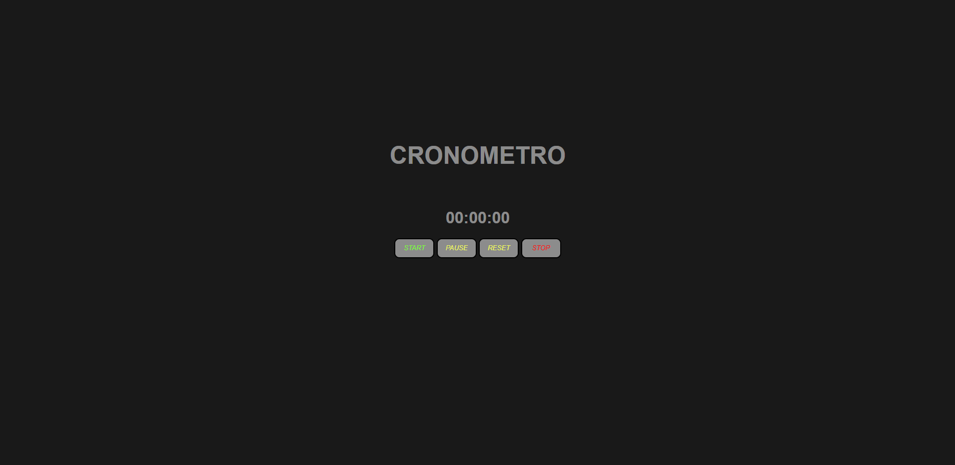 GitHub gabrielprofissional/cronometro A JavaScript stopwatch is a