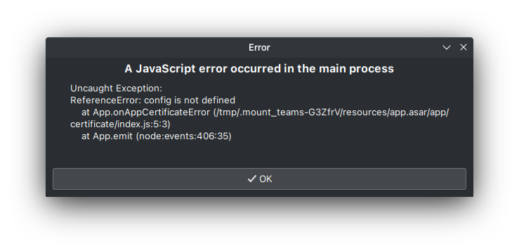 Javascript error in main process · Issue #488 · IsmaelMartinez/teams ...