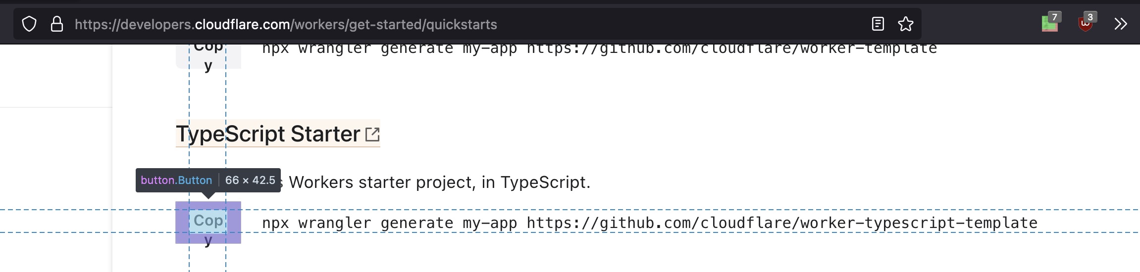 Copy button has a broken styling on Firefox · Issue #6852 · cloudflare ...