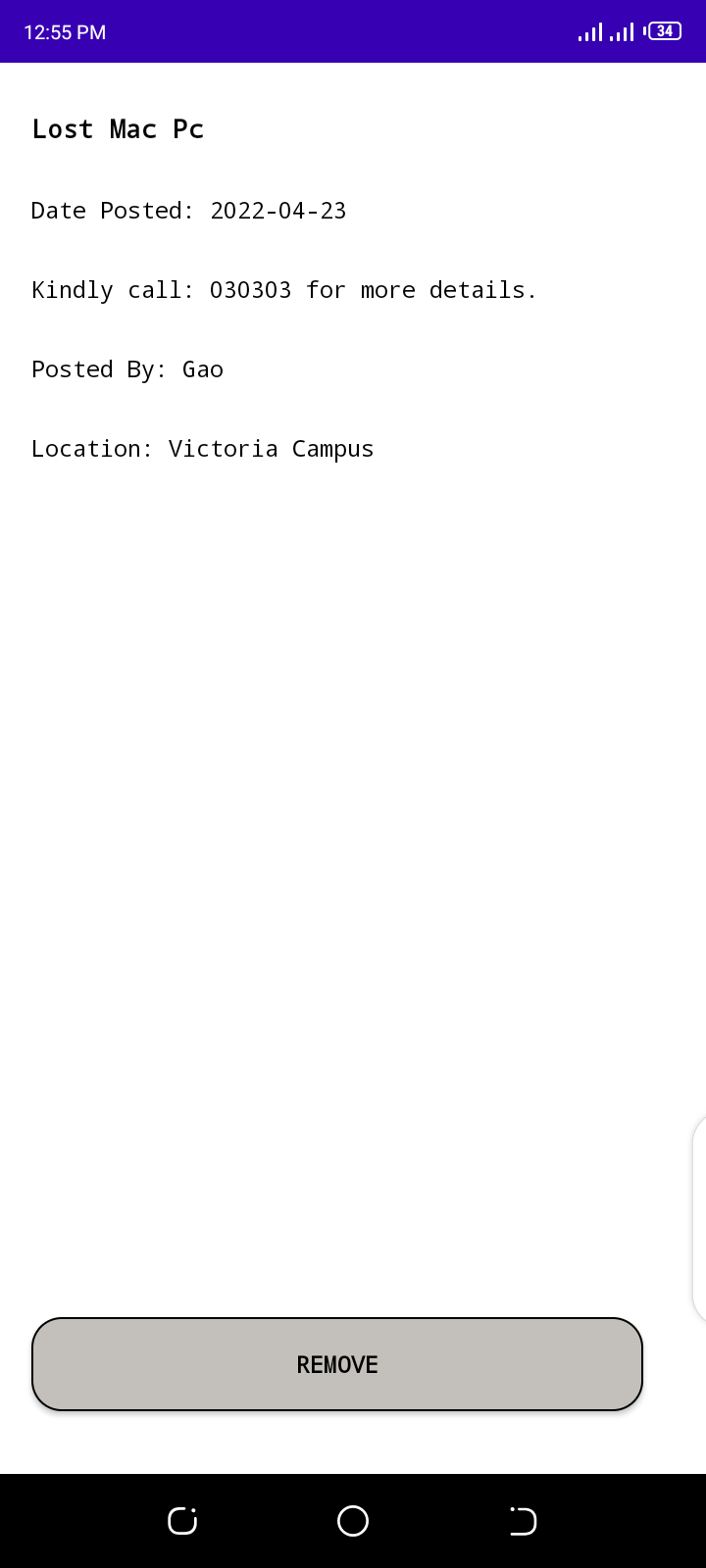 GitHub - YUJUNGAO0721/Task-7.1P: SIT305 Pass Task 7.1: Lost and Found ...