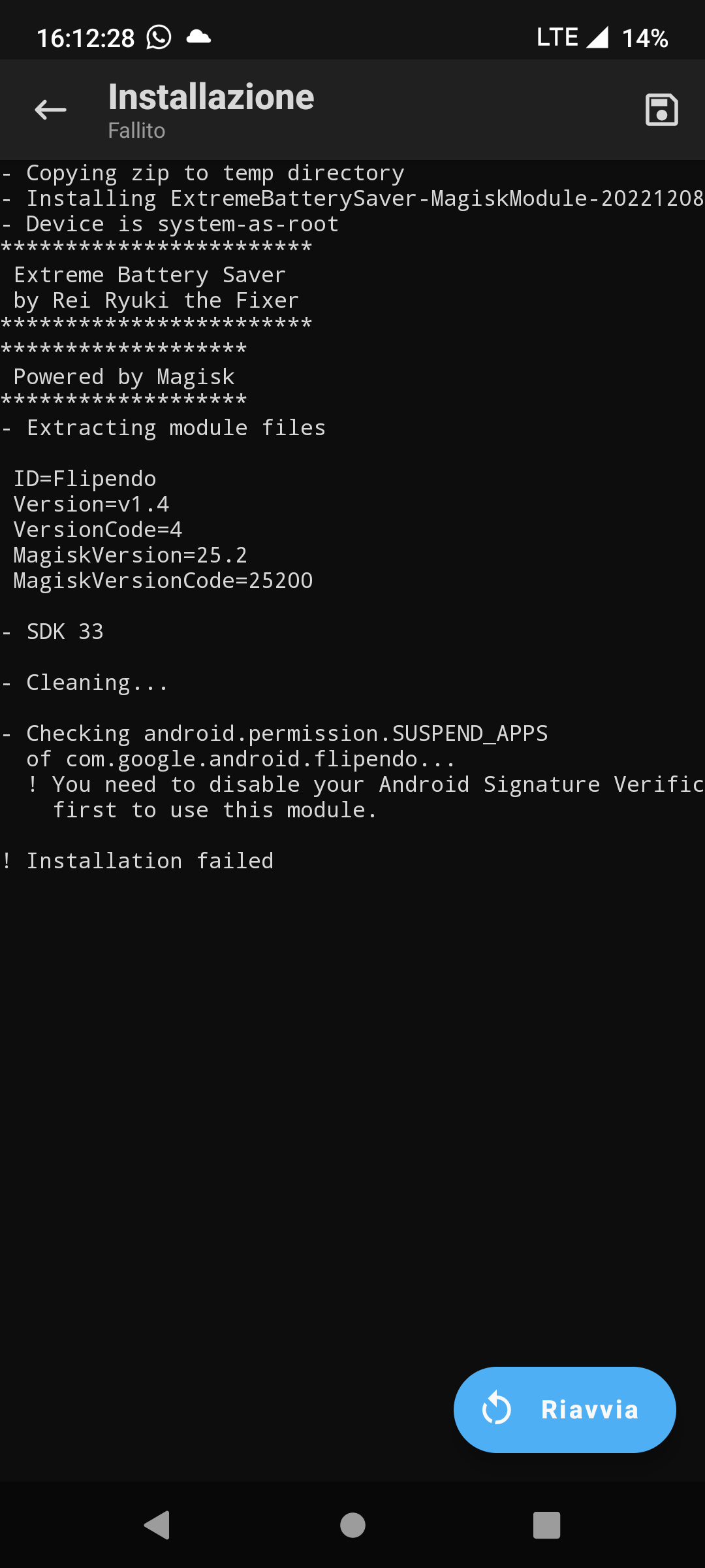 Fix Signature Verification Failed When Sideloading Magisk – XMTX