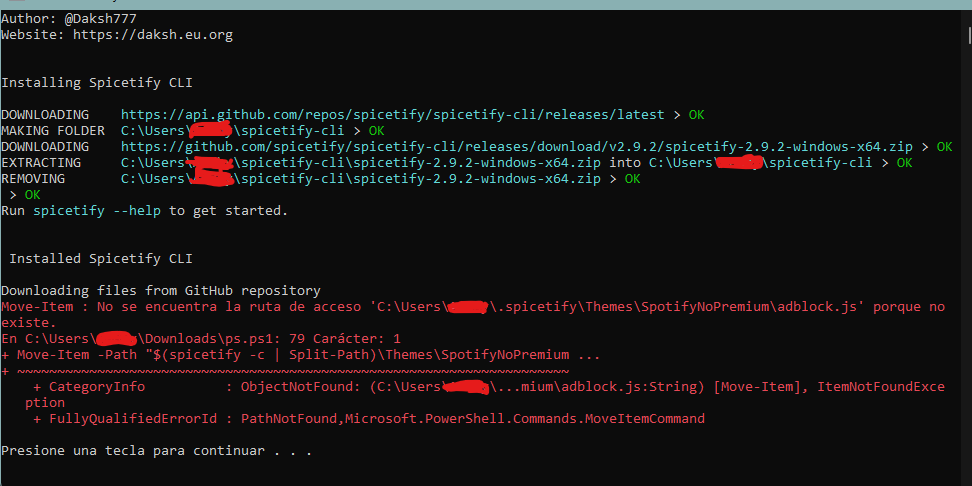 Does not work · Issue #46 · Daksh777/SpotifyNoPremium · GitHub