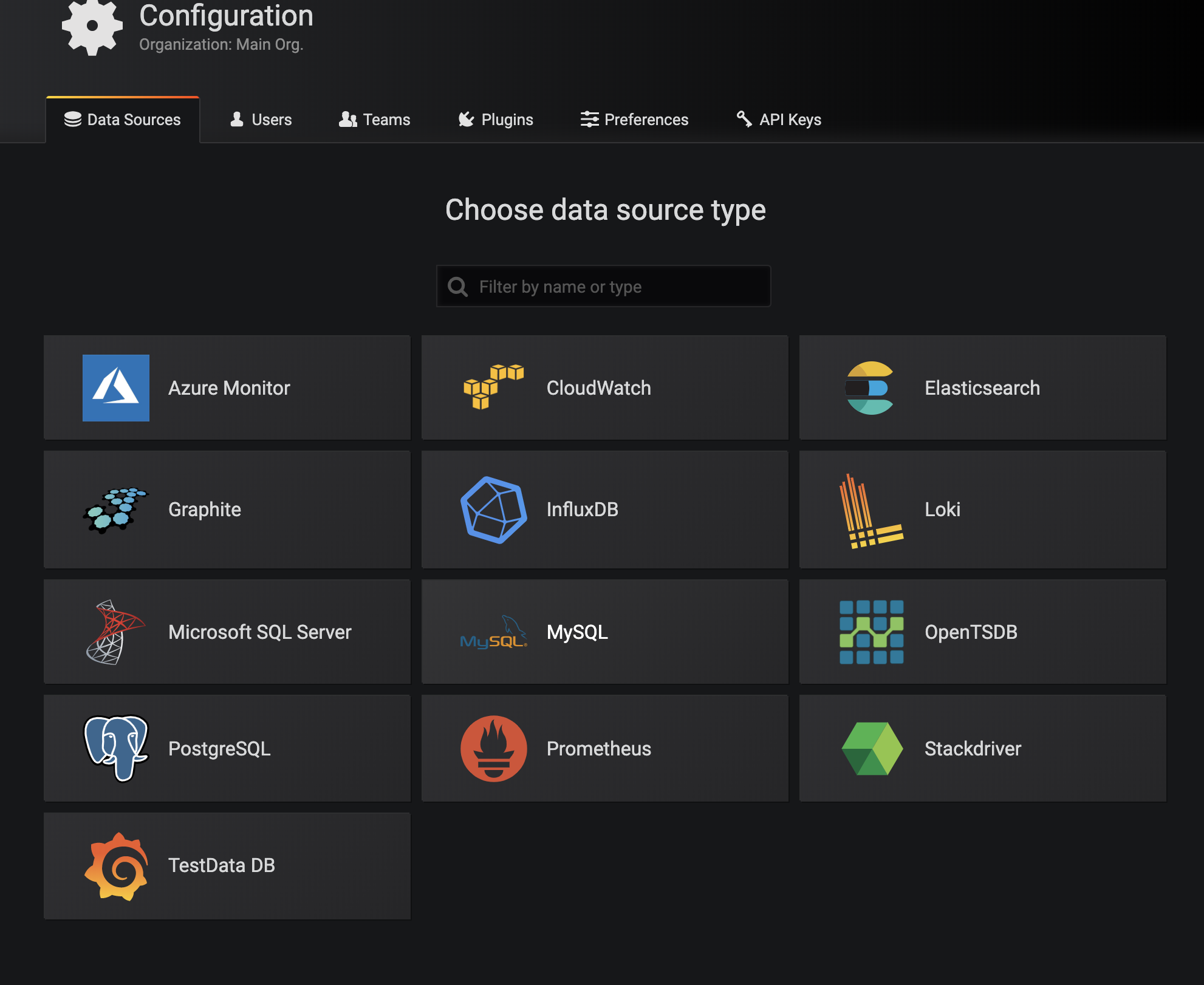 Grafana datasource. Grafana datasource