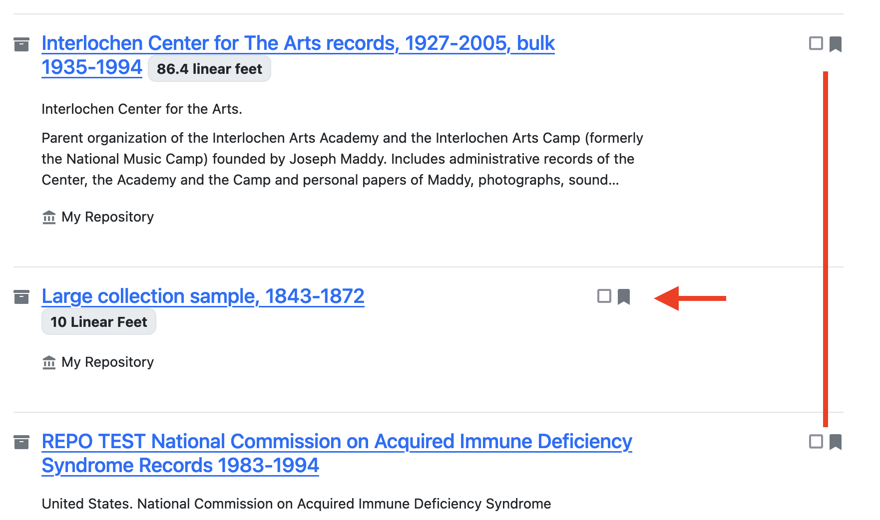 Search results bookmark alignment can be off · Issue 1282