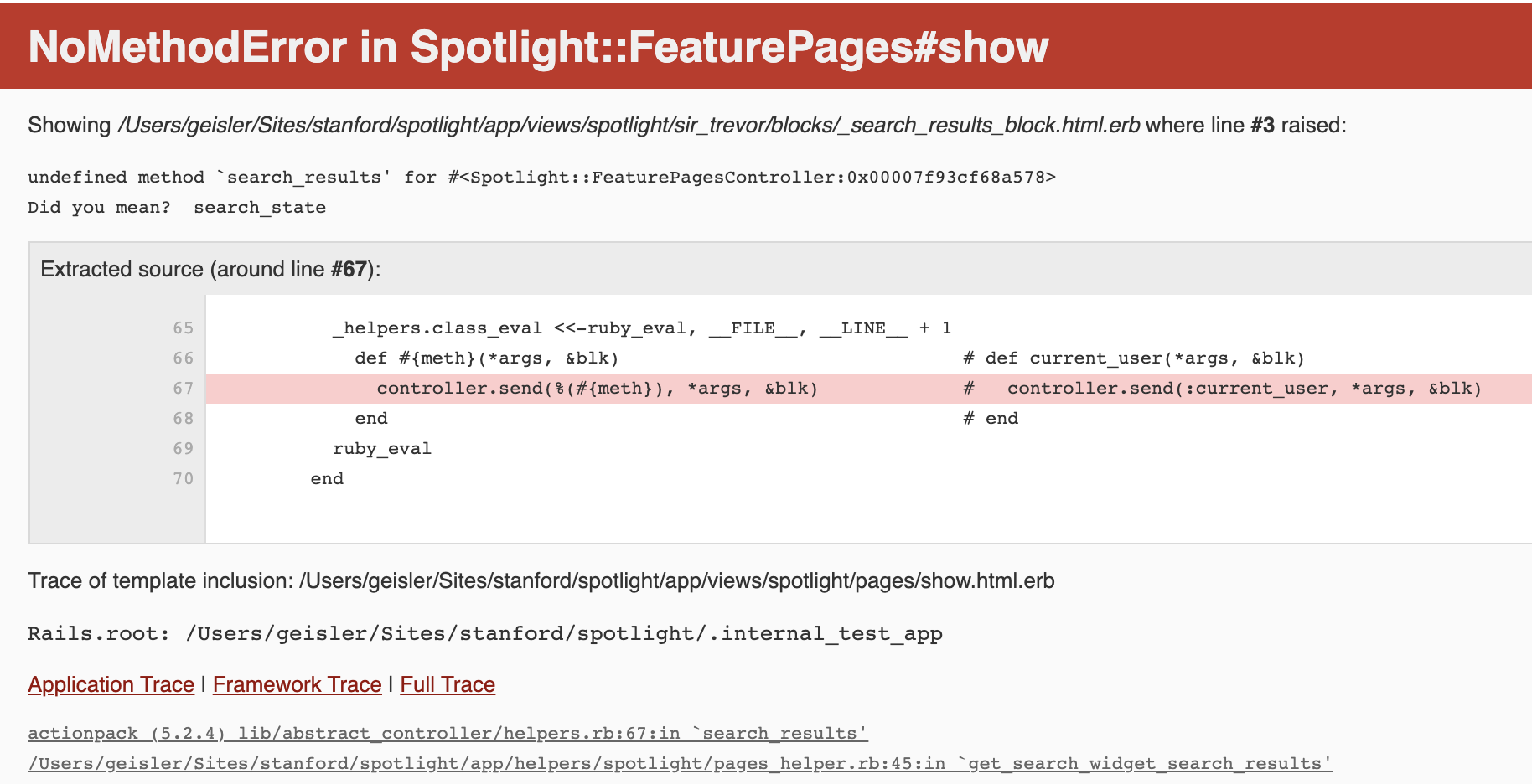 Search Results widget produces exception · Issue #2332 ...
