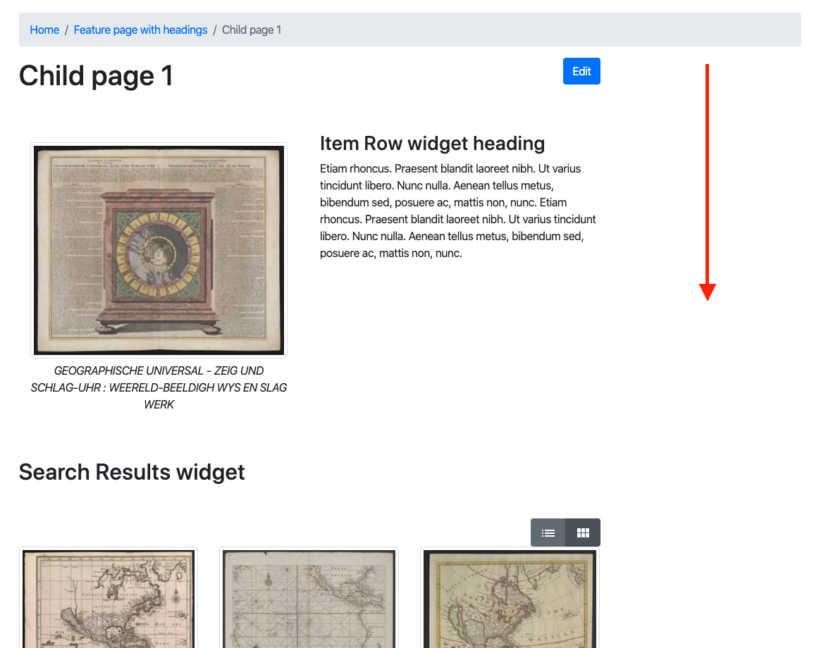 Search Results widget view options styling update and layout bug ...