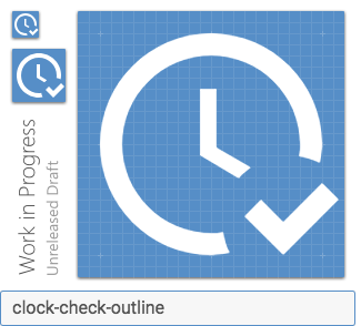 clock-check · Issue #3099 · Templarian/MaterialDesign · GitHub