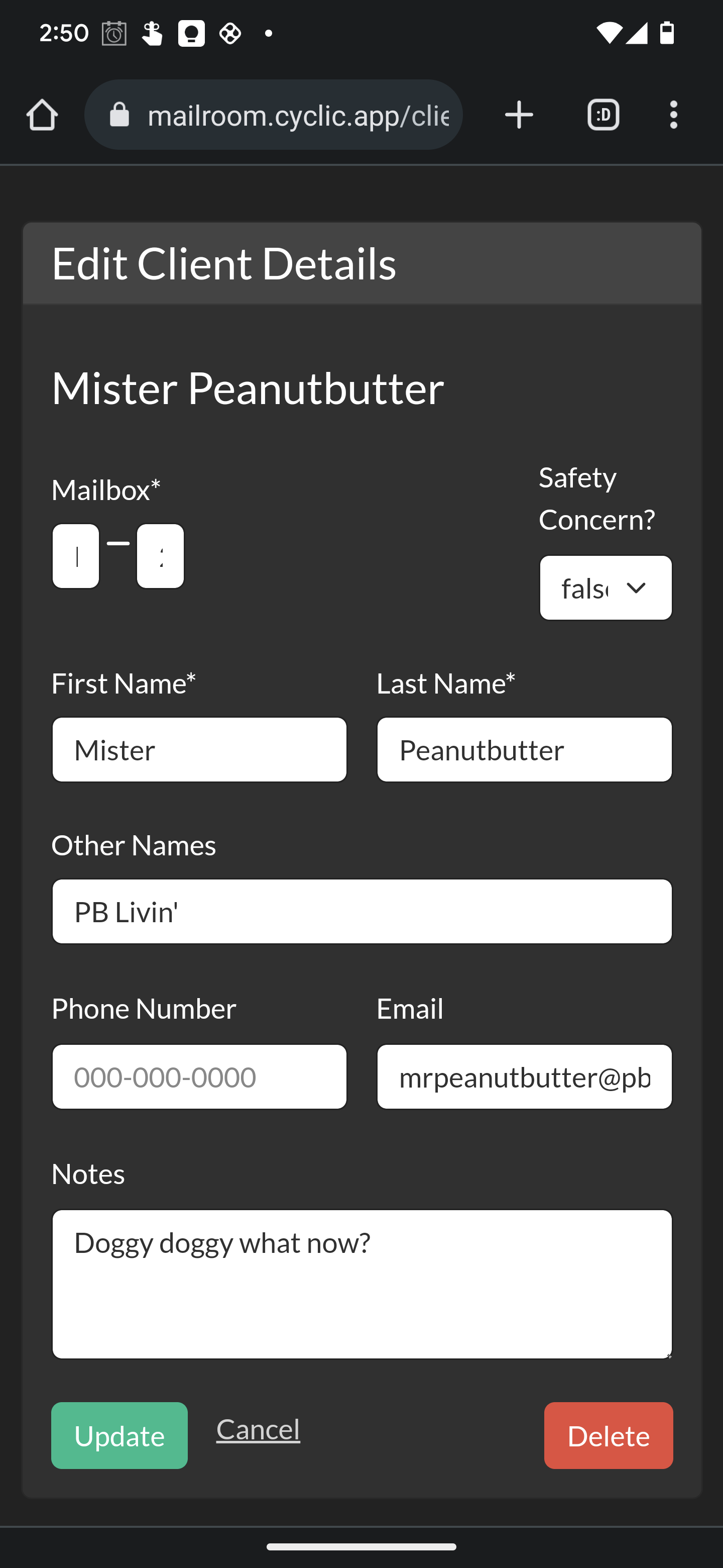 GitHub - valerievozza/mailroom: Mailroom is an application to manage ...