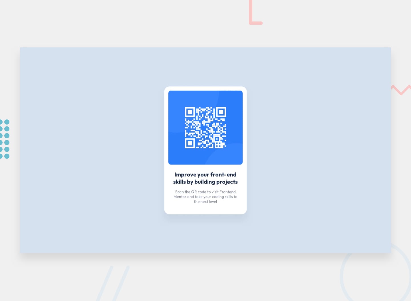 GitHub - ptarun9/qr_code_challenge: QR code challenge by frontend mentor
