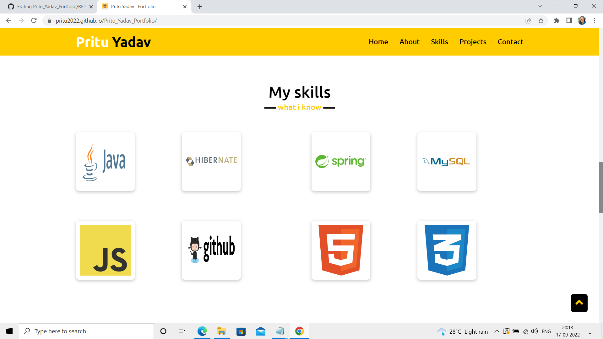 GitHub - prituyadav/prituyadav.github.io: This is my Portfolio and my ...