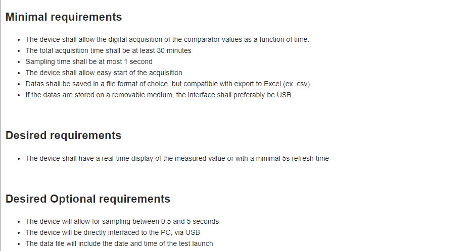 Requirements - UgniusLab/UgniusLab GitHub Wiki